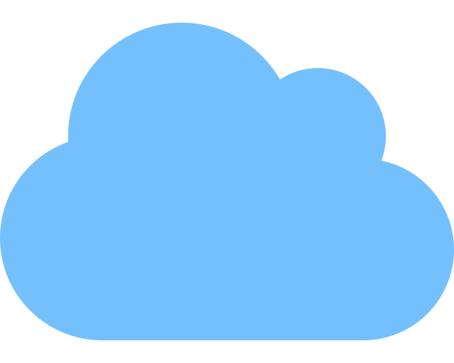 Cloud-based monitoring icon